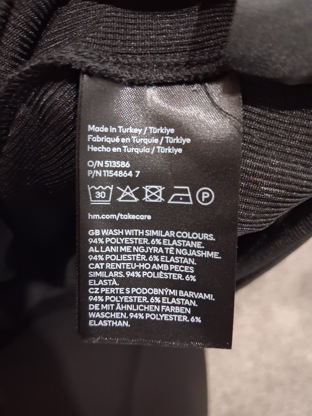 H&M Black Ruched Wrap Mini Dress - Picture 5 of 5